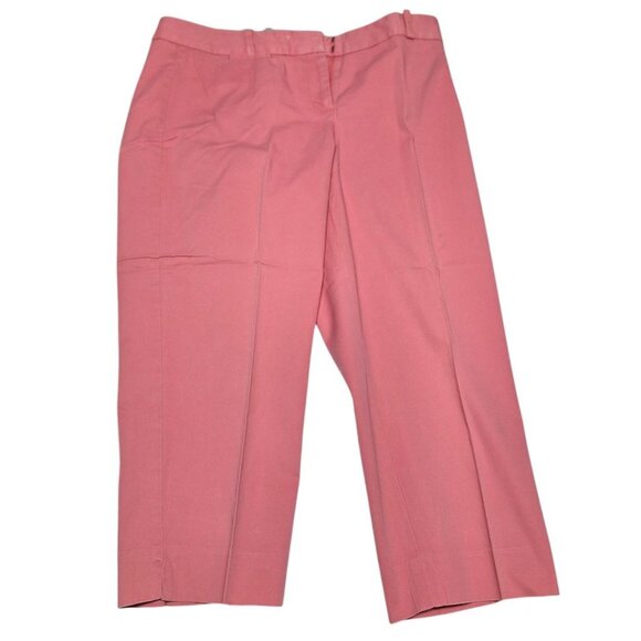 Talbots Signature Crop Petite Pant Capri Light Pink Womens 10 P Short Work Offic - Picture 7 of 7